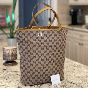🌺 AUTH Gucci Monogram Tote 🌺 PRISTINE CONDITION
